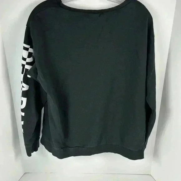 ☠️ Divided by H&M Deadly Long Sleeve t-shirt - Black- Size Large - Picture 3 of 5